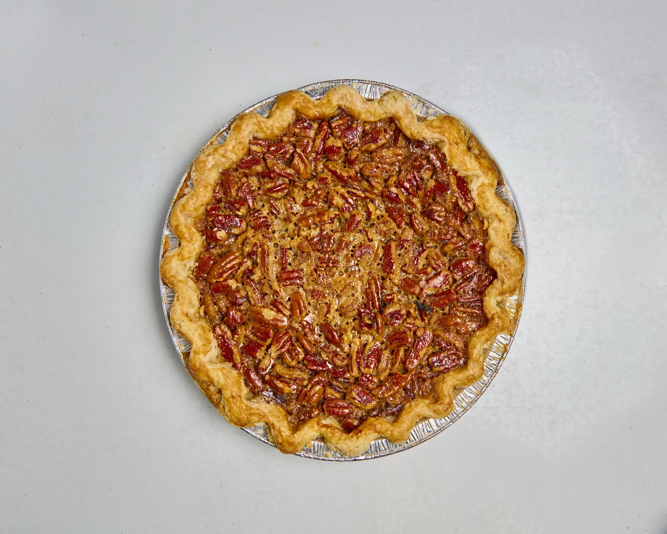 Whole bourbon pecan pie
