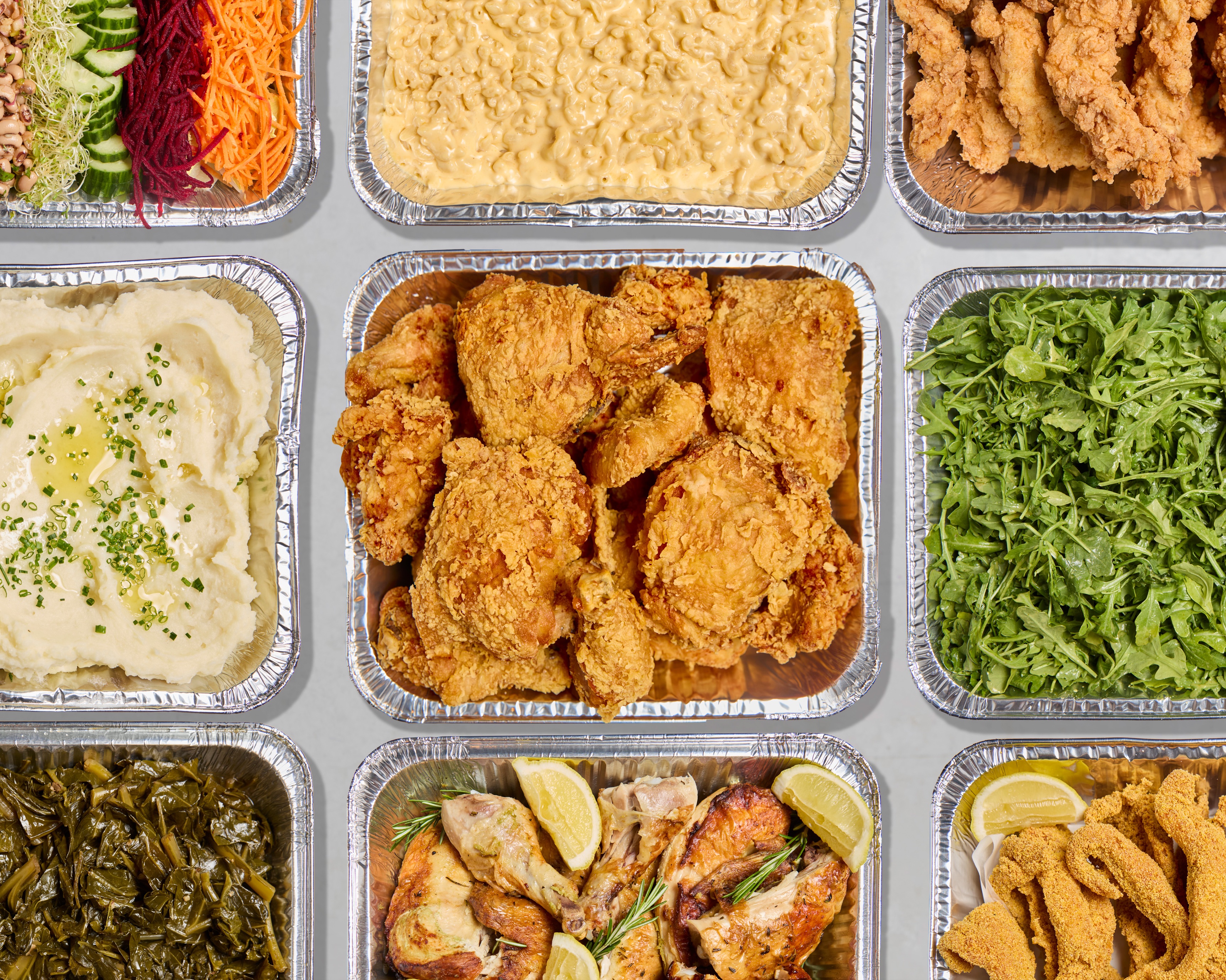 Fried chicken & classic sides catering package